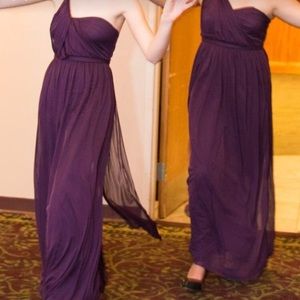Long purple dress